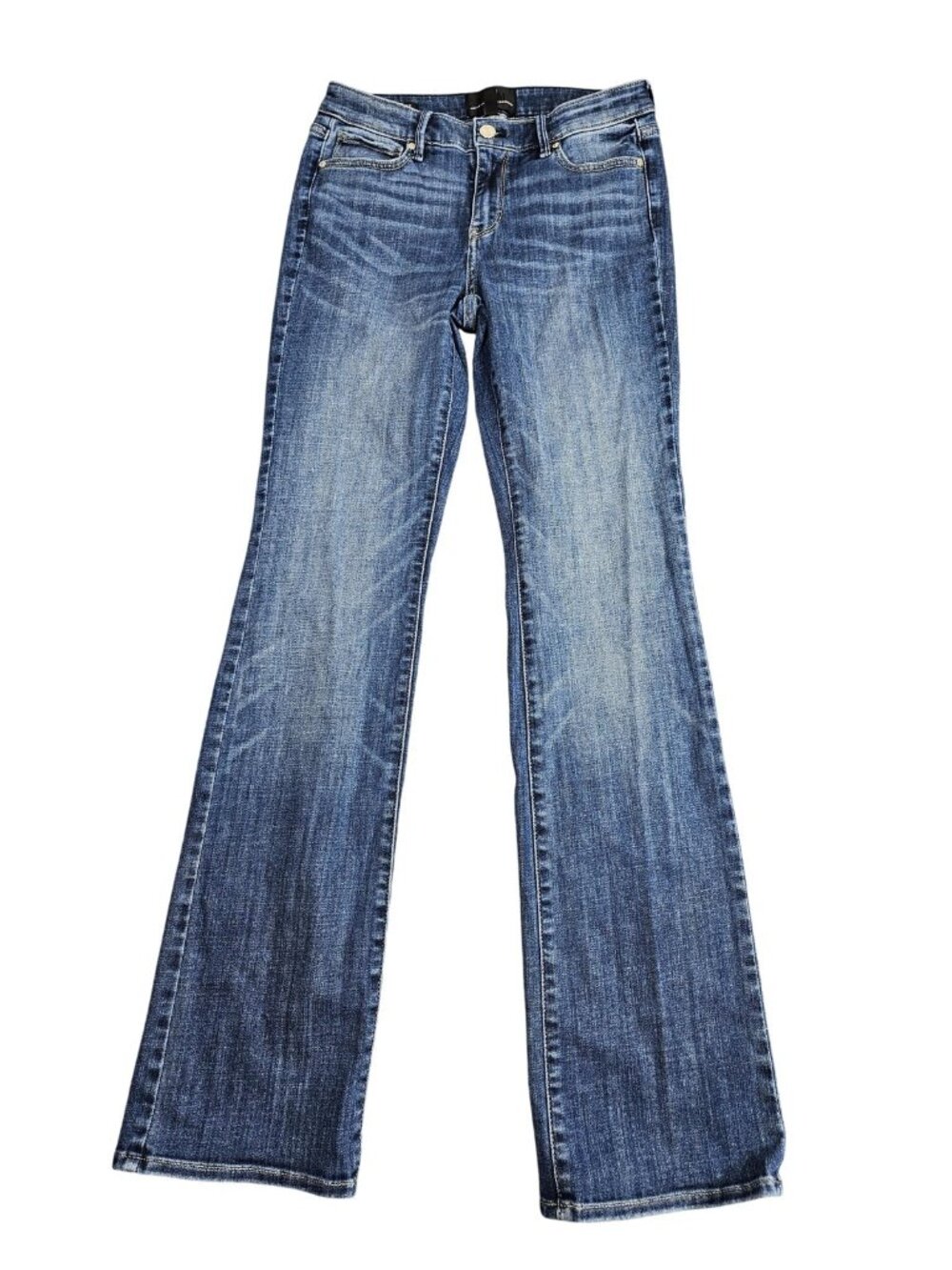 White House Black Market Slim Boot‎ Jeans Womens 2 Blue Soft Mid Rise Stretch
